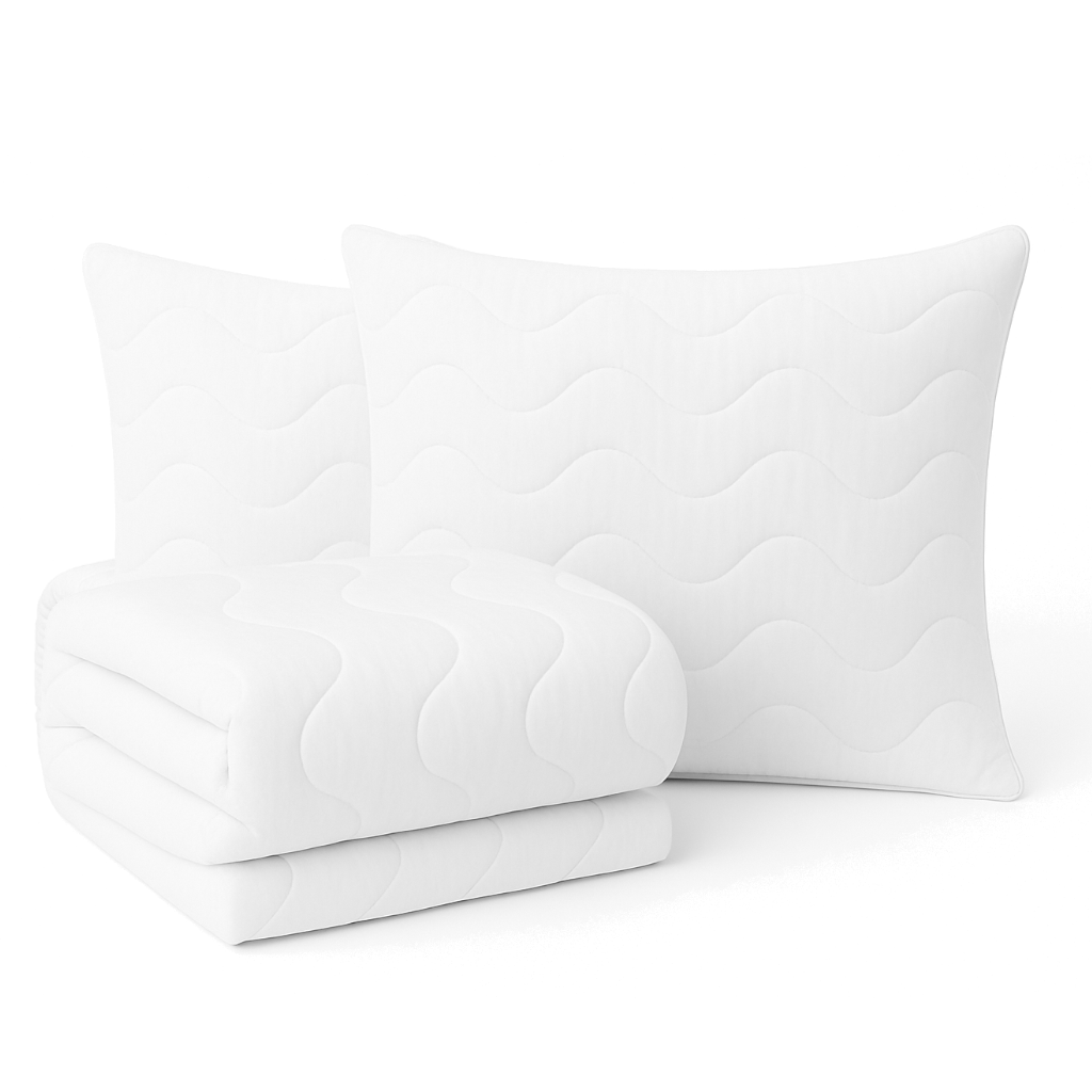 Zestaw: 2 poduszki 70x80 i kołdra 140x200